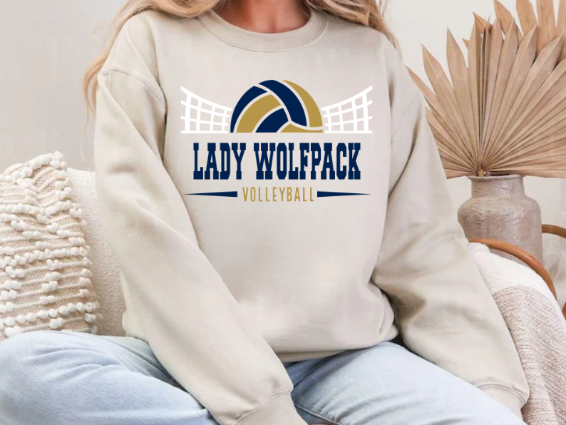 Lady Wolfpack Volleyball Net