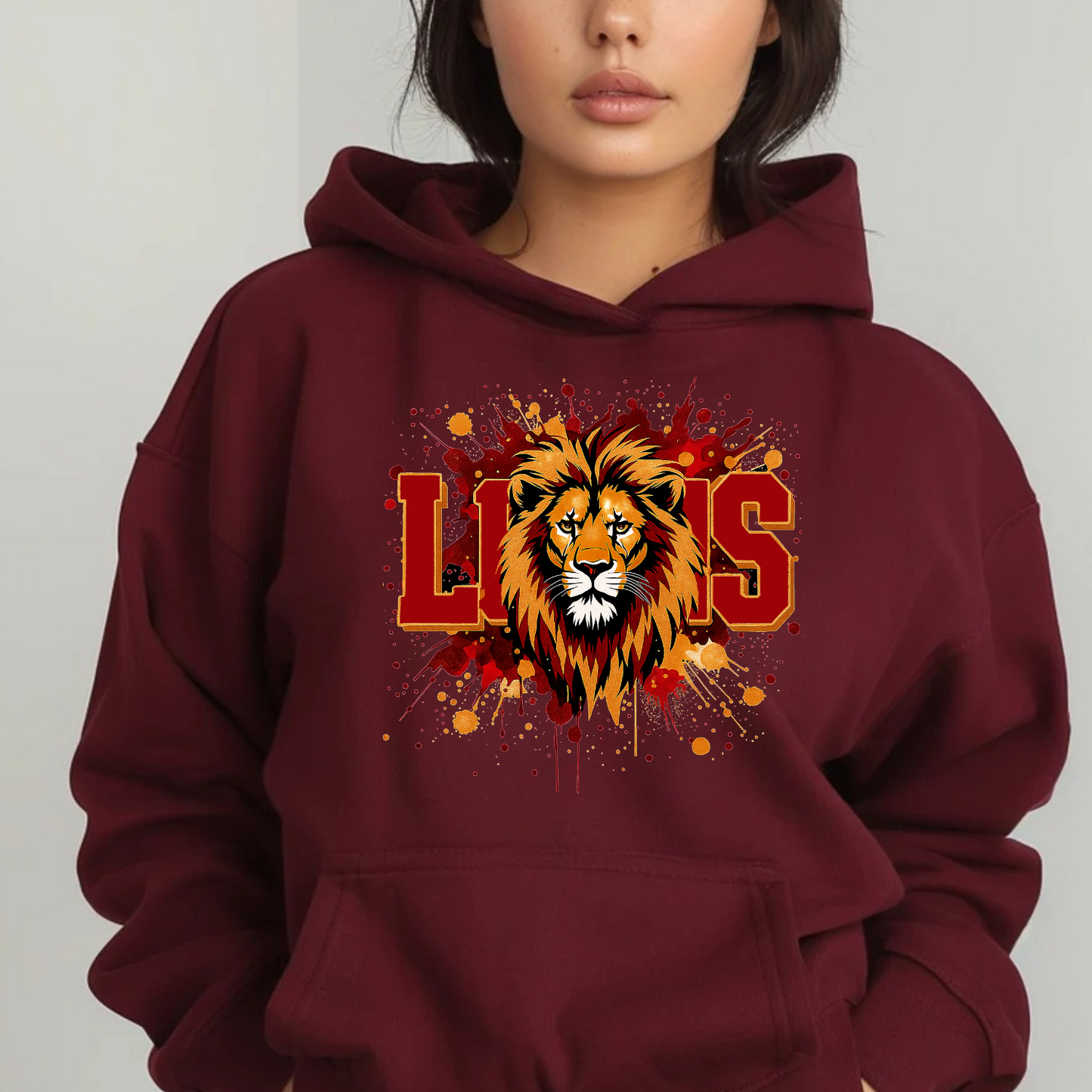 Adult- Lions Splatter