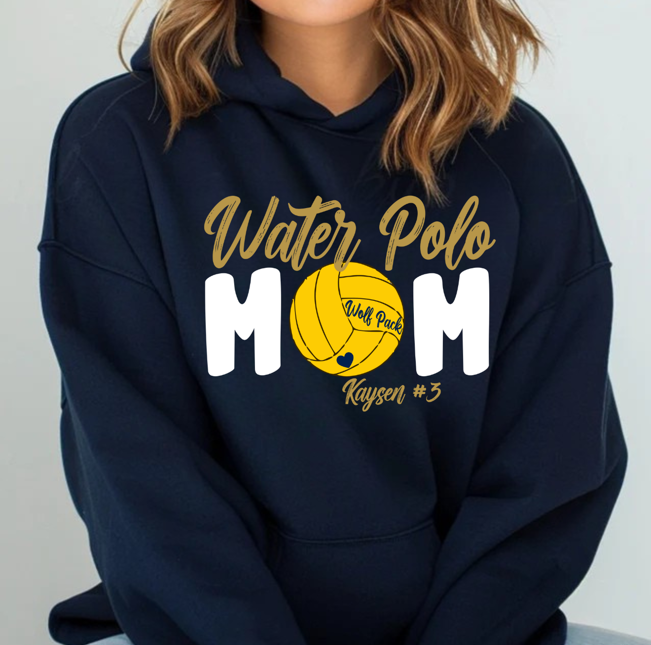 Water Polo Mom Personalized