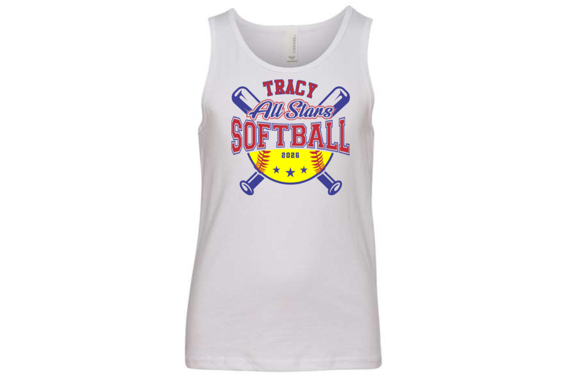 Adult- Softball Logo with Name & Number
