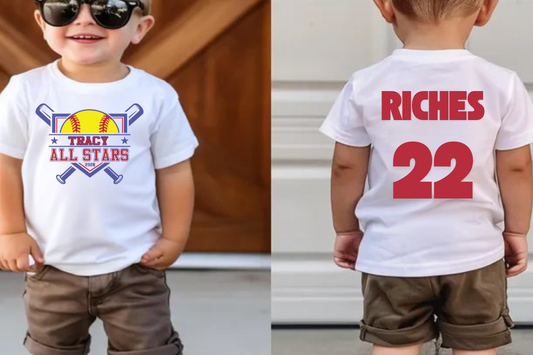 Youth- All Star with Name & Number