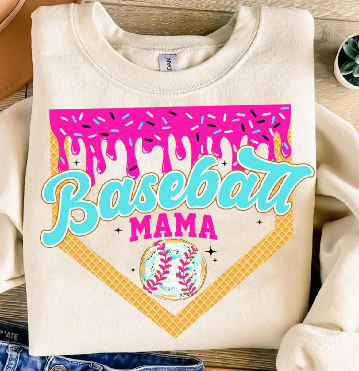 Baseball Mama Drip