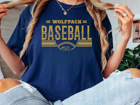 Pack Baseball with number