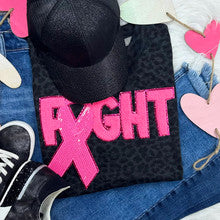 FIGHT Sequin Patch