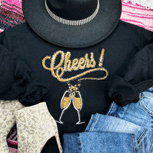 Cheers Sequin Sweatshirt