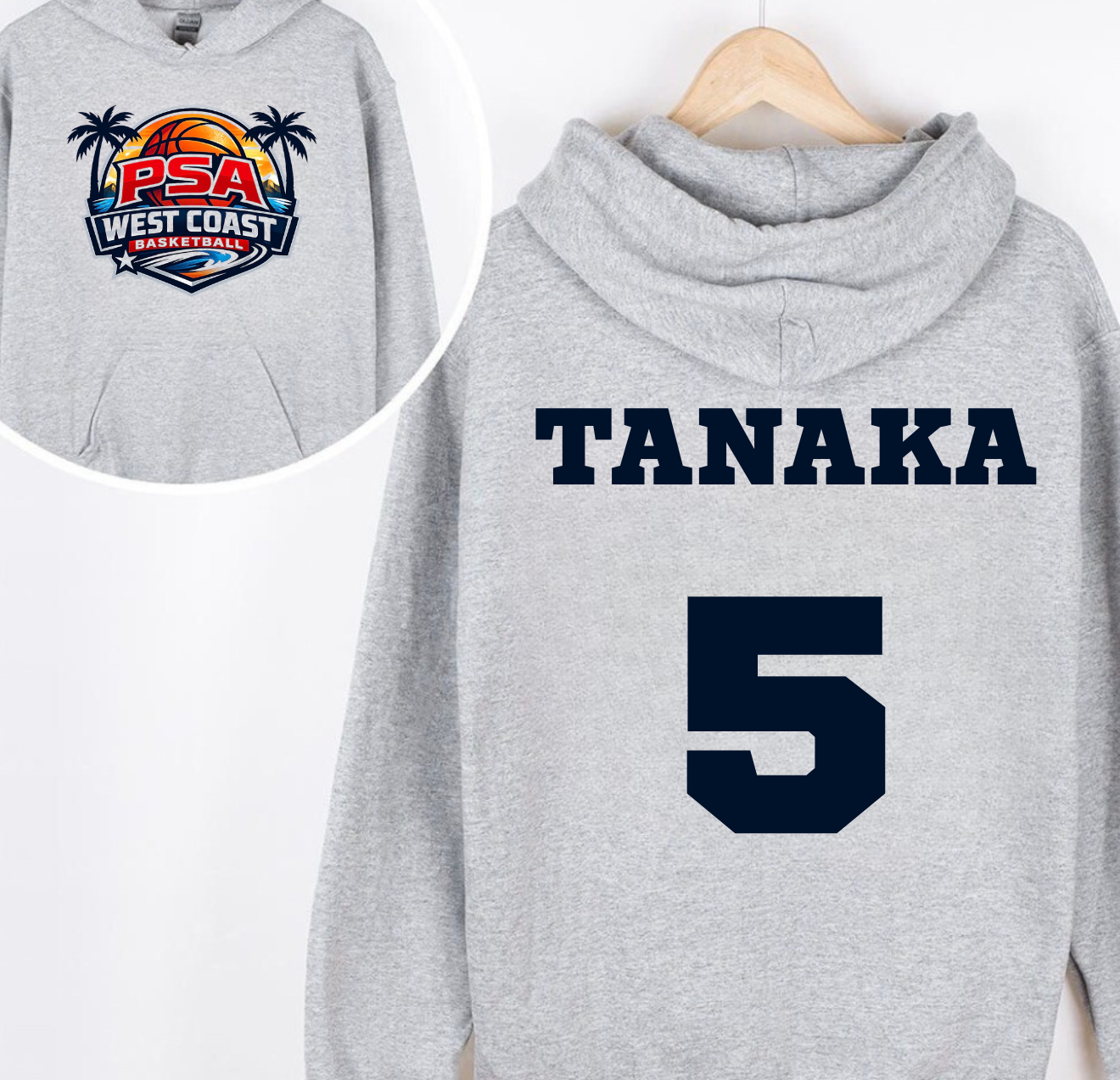 NAME & NUMBER ADDED TO THE BACK