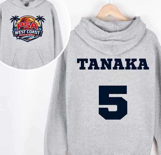 NAME & NUMBER ADDED TO THE BACK