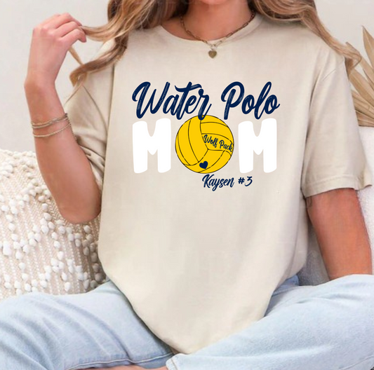 Water Polo Mom Personalized