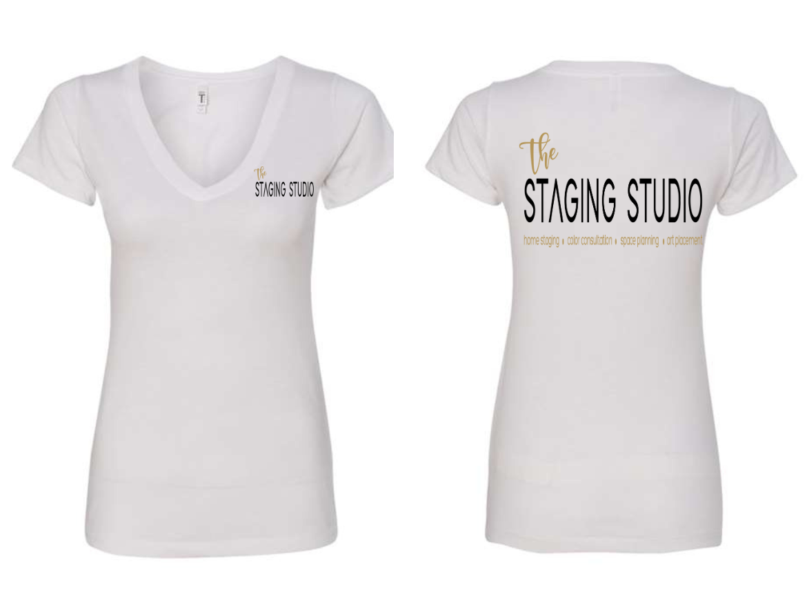 The Staging Studio V-Neck Tee
