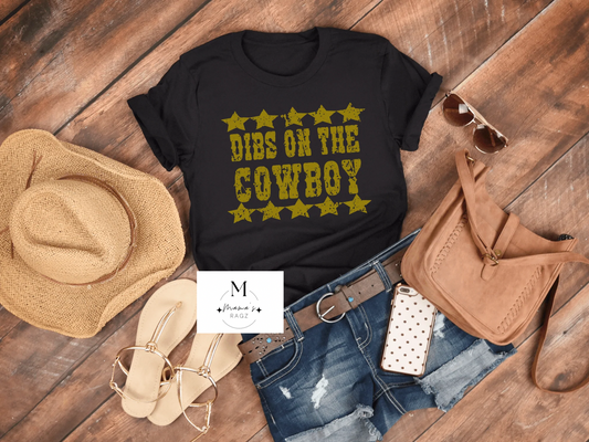 Dibs On The Cowboy (Vegas Gold Print)